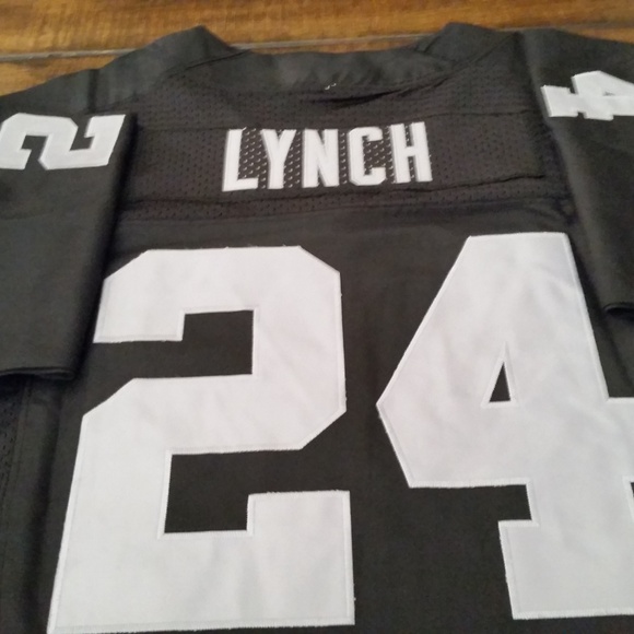 marshawn lynch raiders jersey stitched